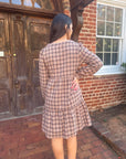 Plaid Long Sleeve Dress