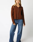 Cove Cardigan- Brown