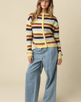 Lasting Impression Striped Cardigan