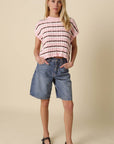 Laci Striped Knit Vest