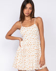 Floral Open Back Dress