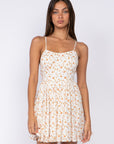 Floral Open Back Dress