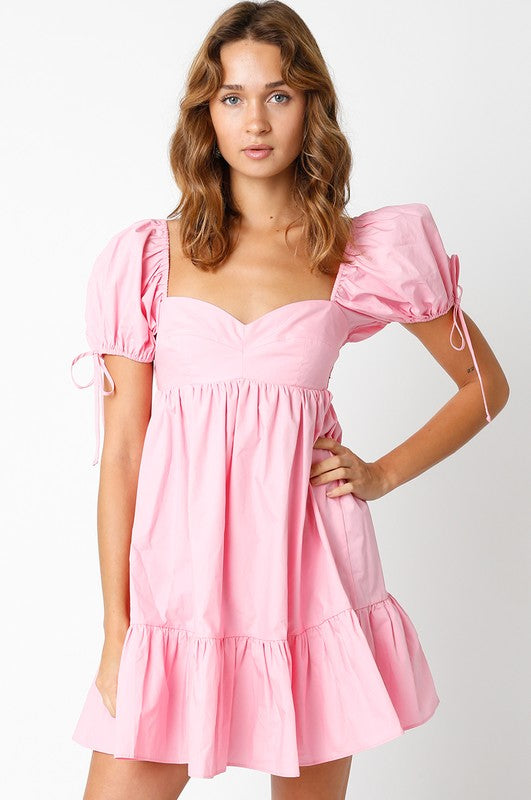 Pink Babydoll Dress