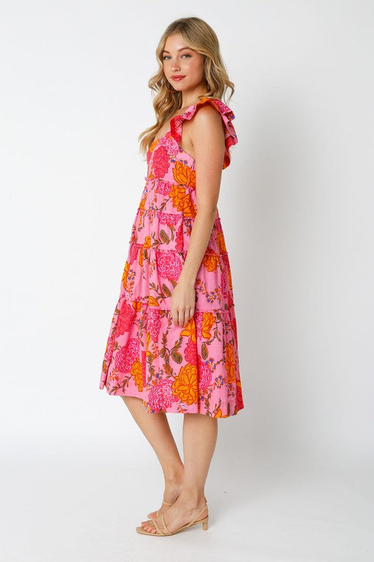 Where The Pink Petals Bloom Dress