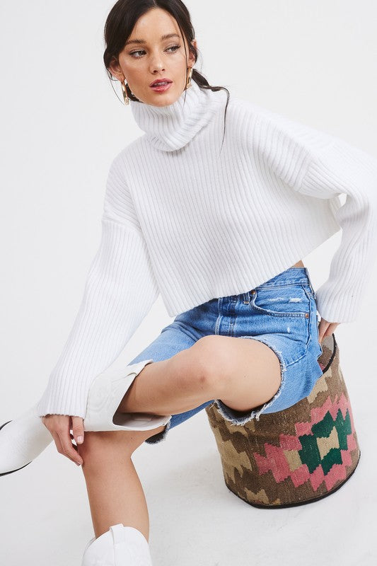 Snow Bunny Sweater- White