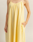 Yellow Midi Dress