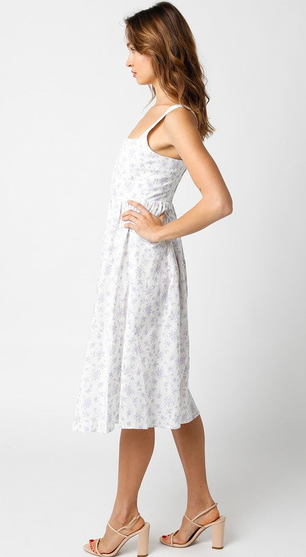 Floral Linen Dress