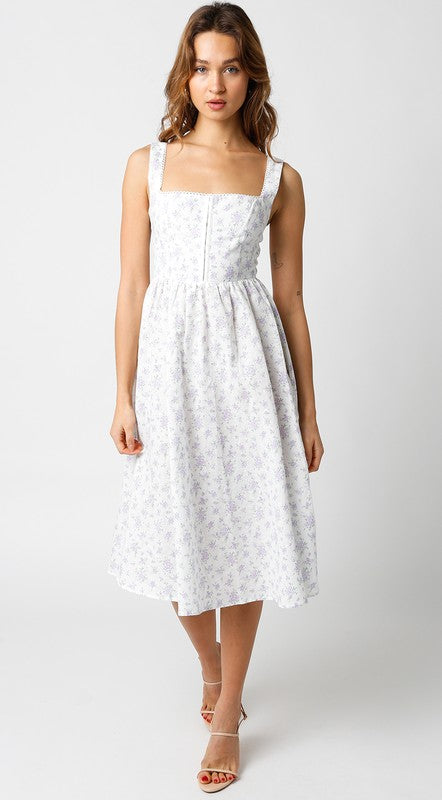 Floral Linen Dress