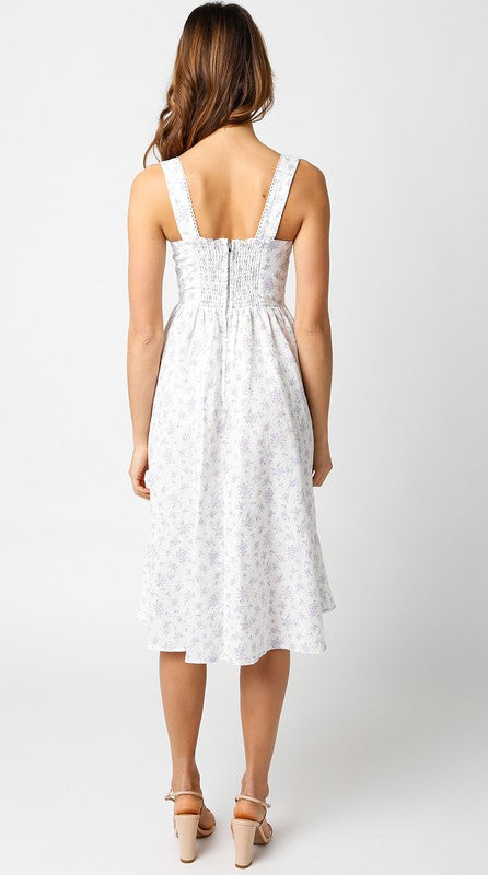 Floral Linen Dress