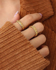 Pierre Gold Ring