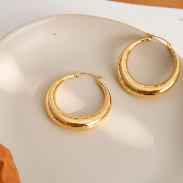 Luna Earrings- Gold