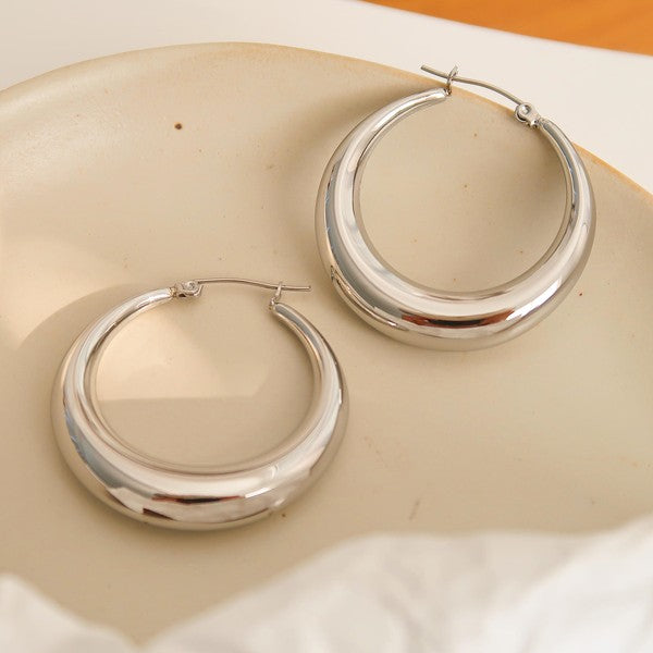 Luna Earrings- Silver