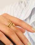 Snake Ring- Gold