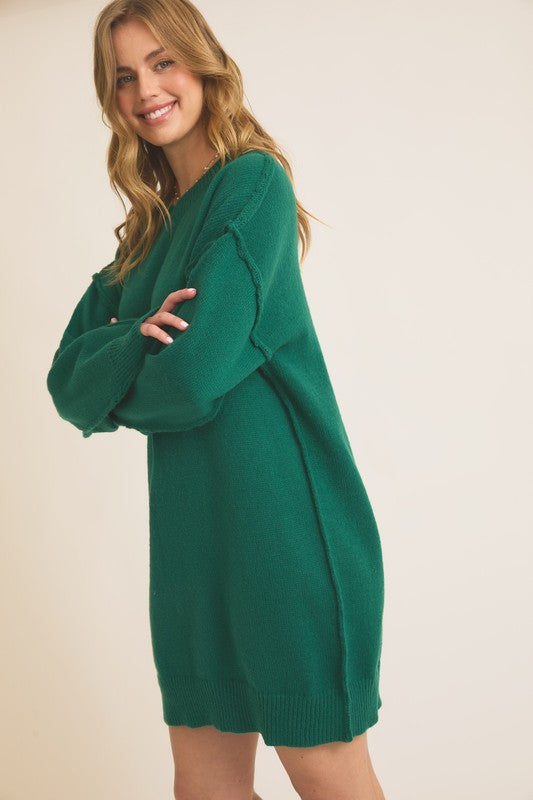 Evergreen Sweater Dress