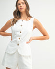 Square Neck Vest