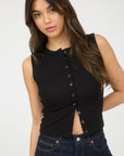 Life Lately Knit Tank- Black