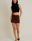 Robyn Suede Skort