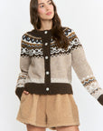 Nordic-inspired Wool-blend Cardigan