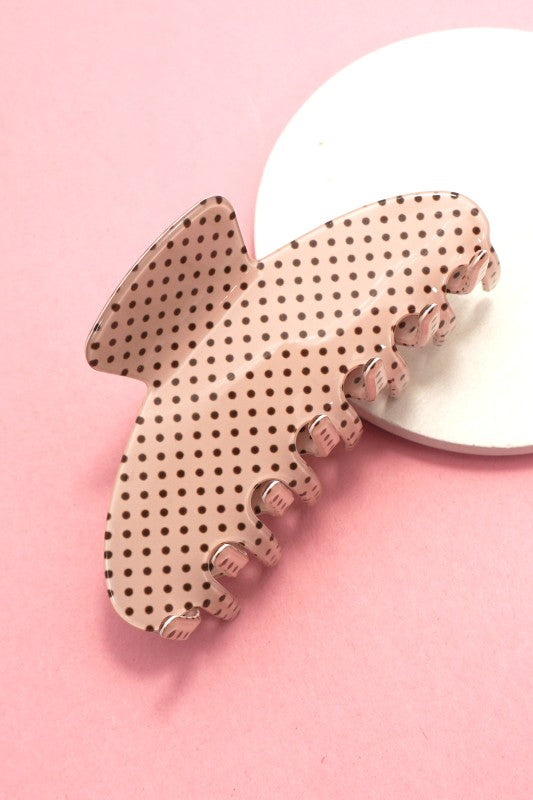 Polka Dot Claw Clip