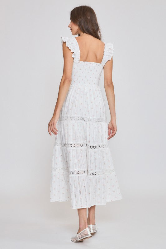 Cottage Rose Midi Dress