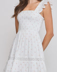 Cottage Rose Midi Dress