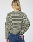 Stay Awhile Cardigan- Olive