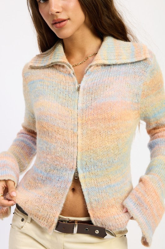 The Sweet Life Zip-Up Sweater