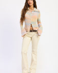 The Sweet Life Zip-Up Sweater