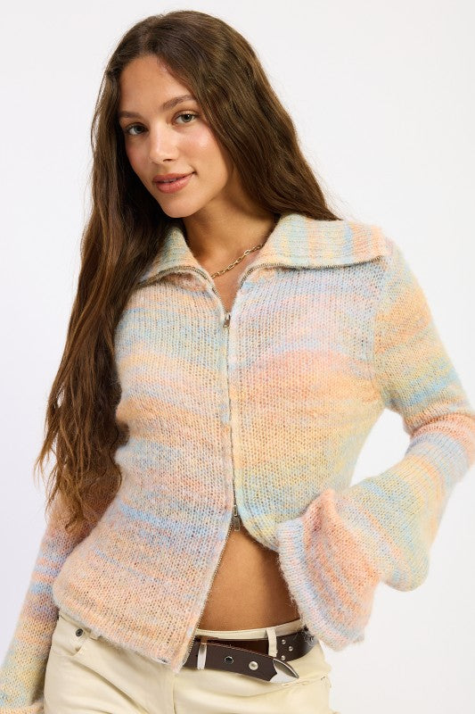 The Sweet Life Zip-Up Sweater