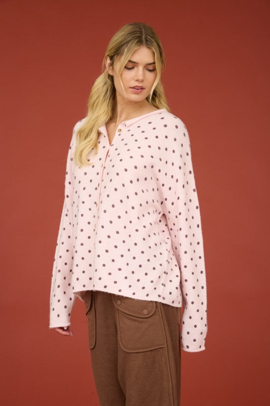 Here We Go Polka Dot Cardigan
