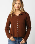 Cove Cardigan- Brown