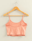 Sunny Side Tank- Desert Rose
