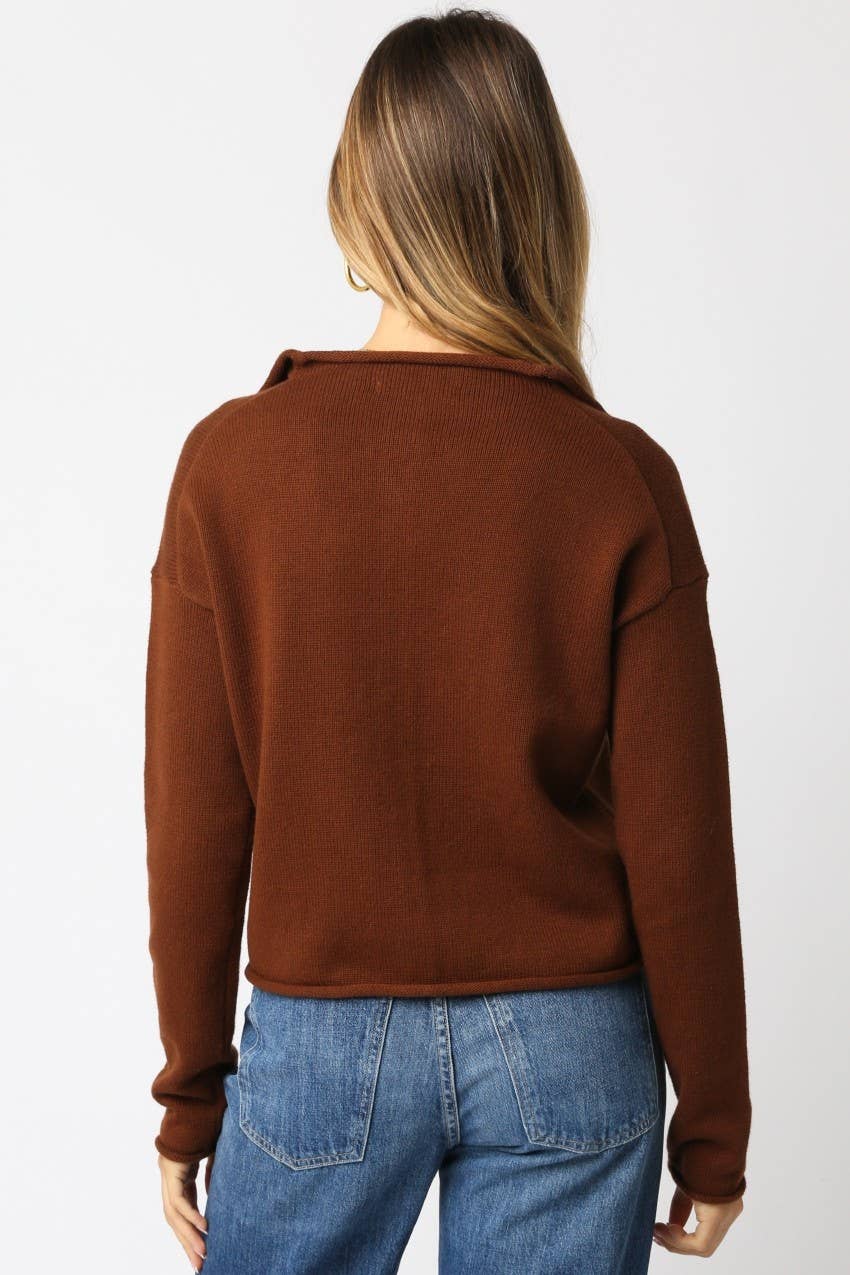 Cove Cardigan- Brown