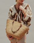 Le Panier Leather Strap Market Bag