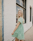 Happy Days Babydoll Dress- Green