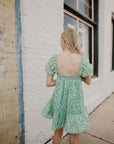 Happy Days Babydoll Dress- Green