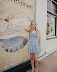 Rising Tides Dress- Blue