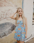 Rising Tides Dress- Blue