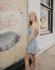Rising Tides Dress- Blue