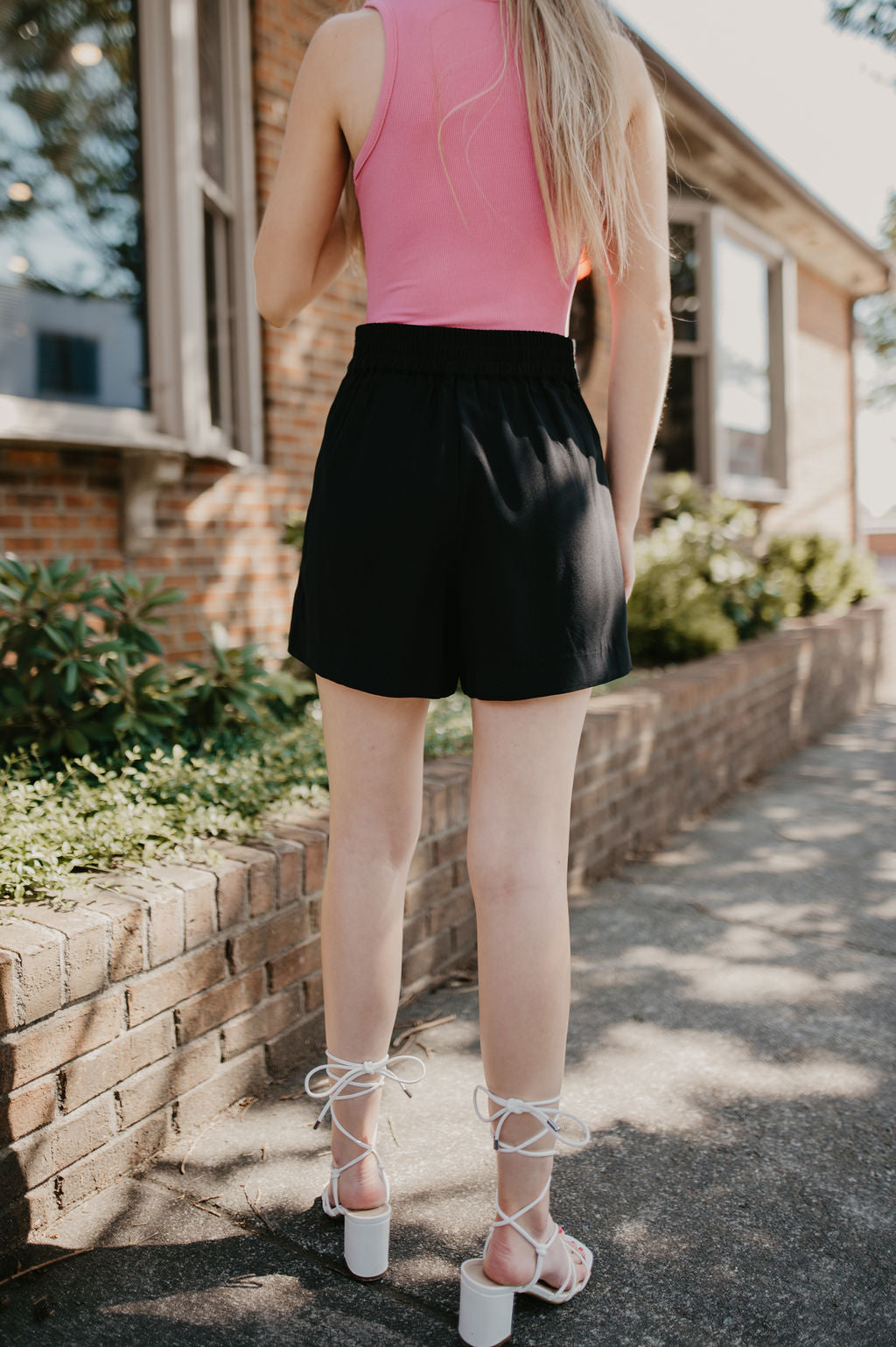 Side Slit Skort- Black