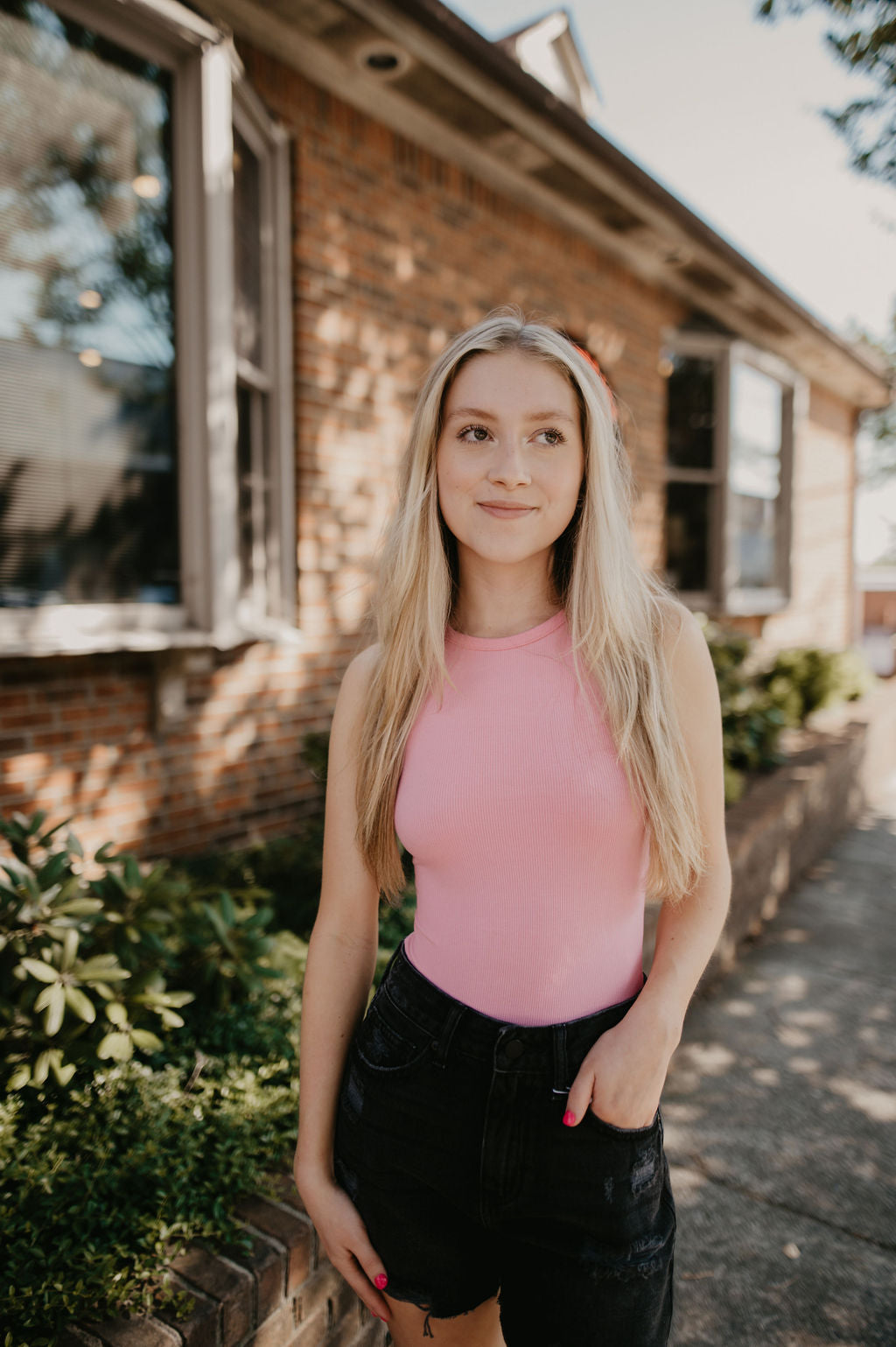 Madalynn Bodysuit- Pink