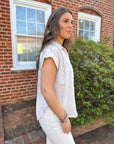 When in Doubt Linen Top