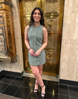 Green Tweed Dress
