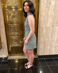 Green Tweed Dress