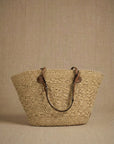 Le Panier Leather Strap Market Bag