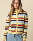 Lasting Impression Striped Cardigan