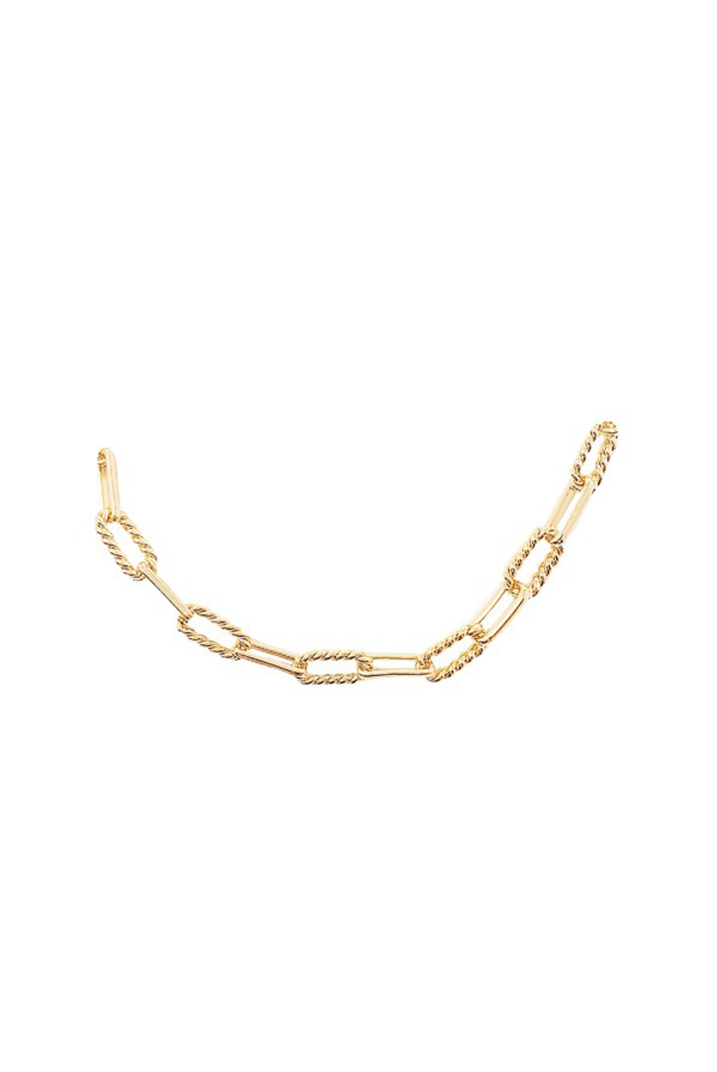 Elianna Gold Filled Braided Link Necklace