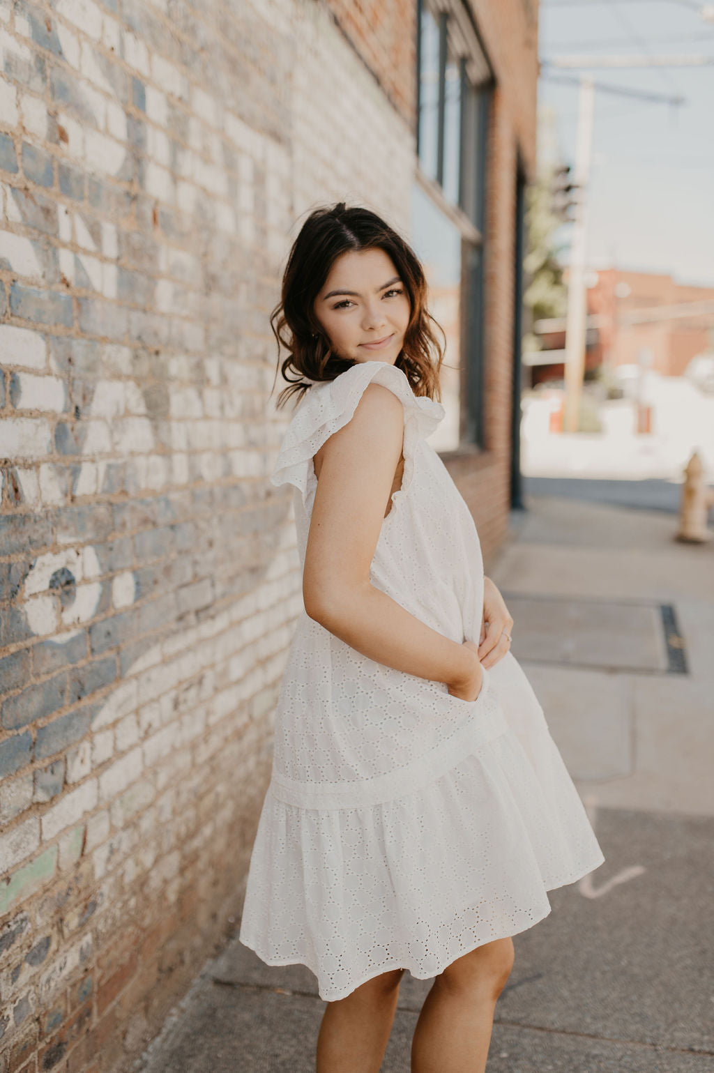 Caught My Eye-let Dress