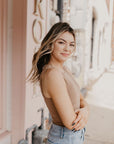 Madalynn Bodysuit in Tan