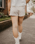 Floral Embroidered Shorts